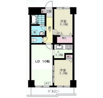 東京都練馬区中村南２丁目 賃貸マンション 2LDK