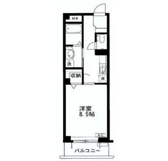 東京都西東京市富士町２丁目 賃貸マンション 1DK