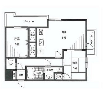 東京都中野区鷺宮２丁目 賃貸マンション 2DK