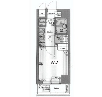 東京都新宿区上落合２丁目 賃貸マンション 1K