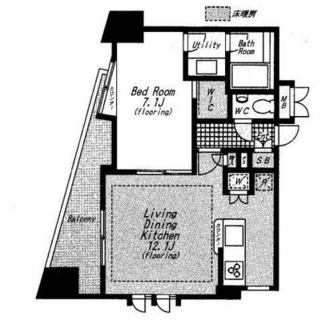 東京都新宿区西早稲田３丁目 賃貸マンション 1LDK