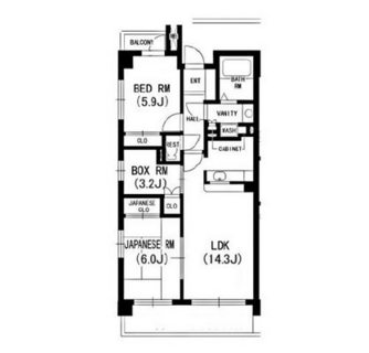 東京都新宿区高田馬場４丁目 賃貸マンション 2SLDK