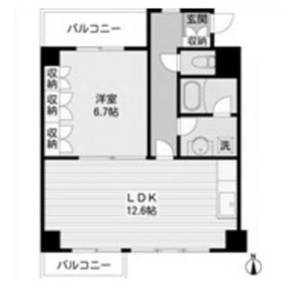 東京都新宿区中落合１丁目 賃貸マンション 1LDK