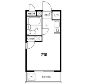 東京都新宿区中落合２丁目 賃貸マンション 1R