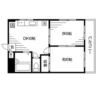 東京都中野区新井２丁目 賃貸マンション 2DK