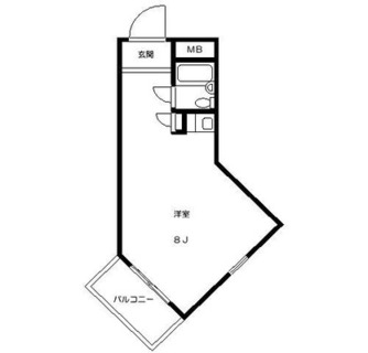 東京都新宿区下落合１丁目 賃貸マンション 1R