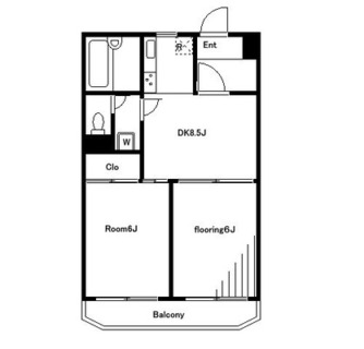 東京都新宿区中落合２丁目 賃貸マンション 2DK