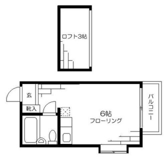 東京都中野区若宮２丁目 賃貸アパート 1R