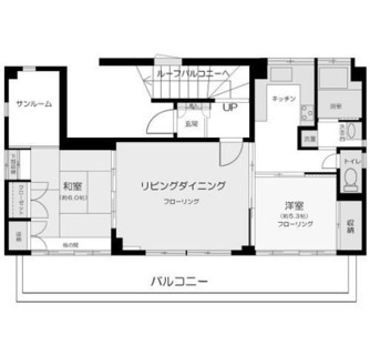 東京都新宿区高田馬場４丁目 賃貸マンション 2LDK