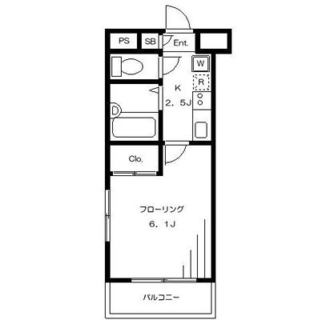 東京都中野区新井５丁目 賃貸マンション 1K