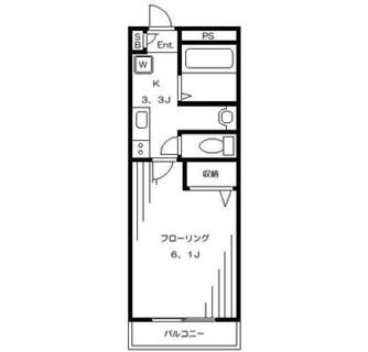 東京都中野区上高田３丁目 賃貸マンション 1K