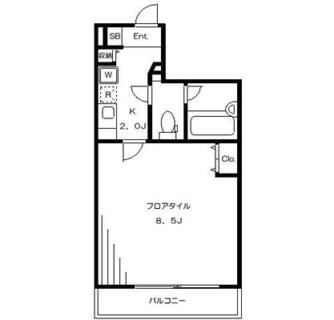 東京都中野区新井１丁目 賃貸マンション 1K