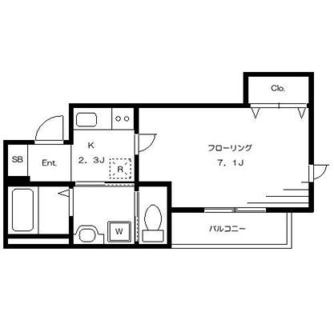 東京都新宿区高田馬場４丁目 賃貸マンション 1K