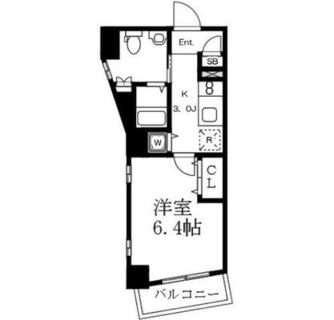 東京都新宿区上落合１丁目 賃貸マンション 1K