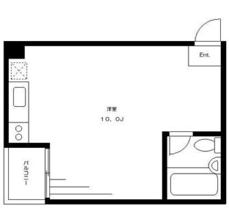 東京都新宿区下落合４丁目 賃貸マンション 1R