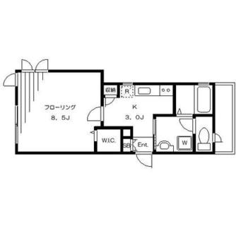 東京都新宿区高田馬場３丁目 賃貸マンション 1K