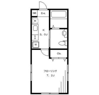 東京都中野区東中野４丁目 賃貸マンション 1K