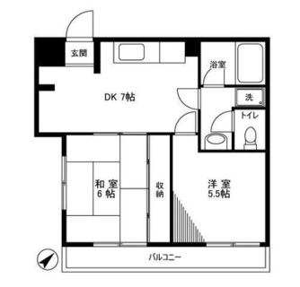 東京都新宿区下落合１丁目 賃貸マンション 2DK