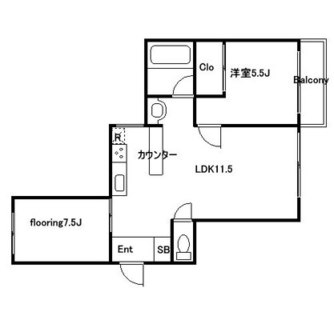 東京都新宿区上落合１丁目 賃貸マンション 2LDK