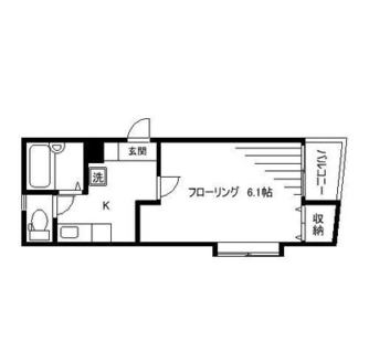 東京都豊島区高田３丁目 賃貸マンション 1K