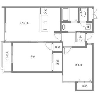 東京都新宿区高田馬場１丁目 賃貸マンション 2LDK